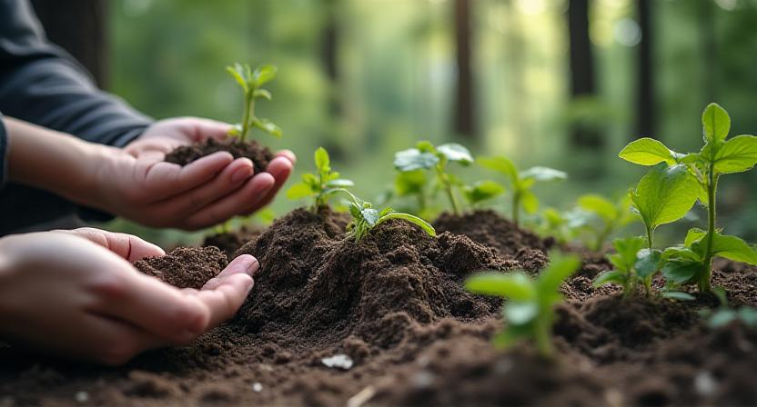 토양 및 식생 분석 이미지